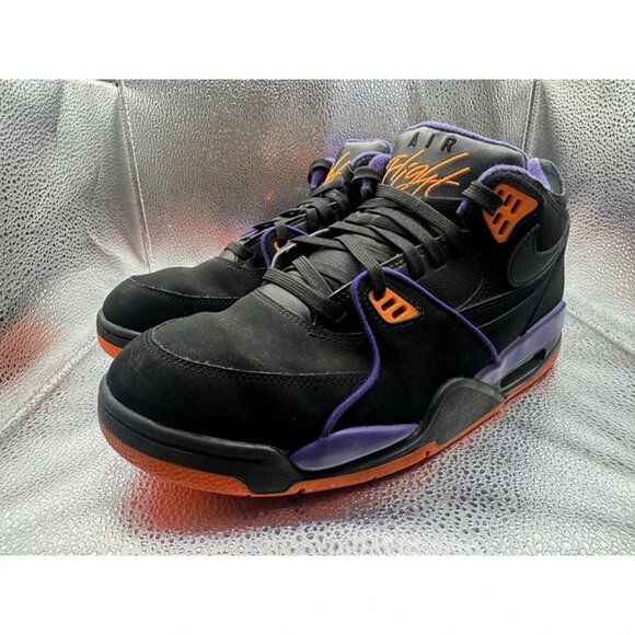 RARE 🚀 Size 10 - Nike Air Flight 89 Court Purple‎ 2019 - CU4838-001 - Picture 2 of 10